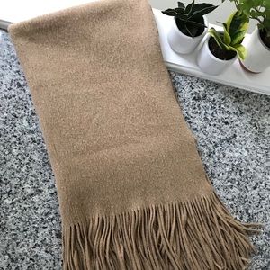 Oversized Camel Scarf